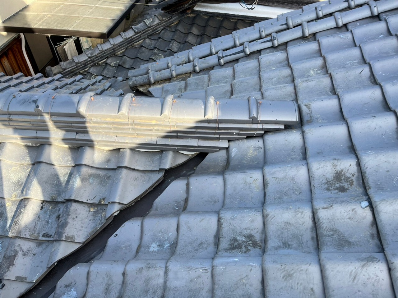 奈良市の谷板金交換工事、完成